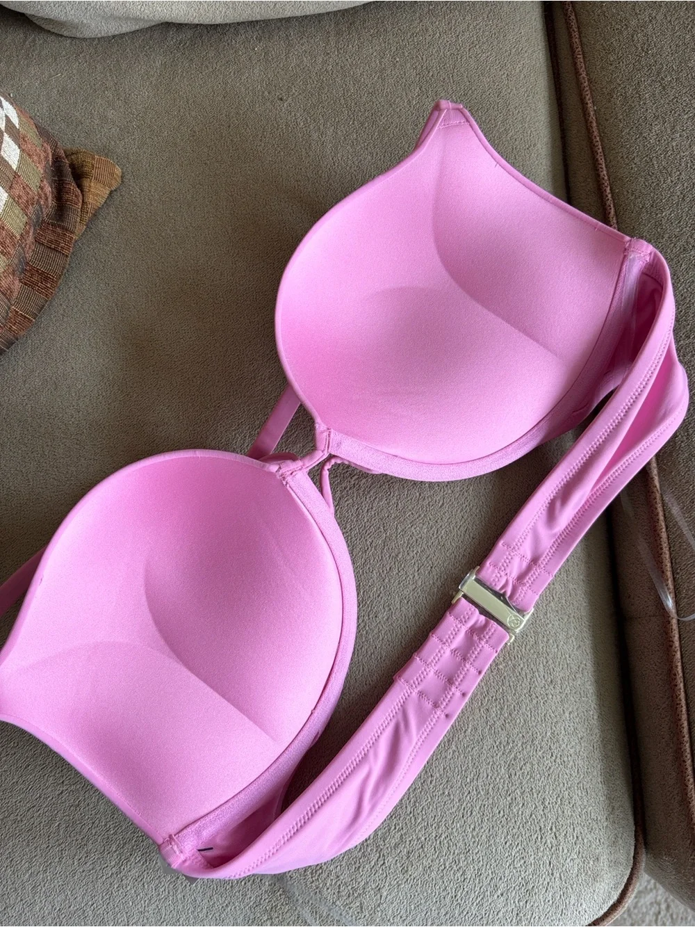 Brand New Victoria's Secret Swim Bombshell Bra Push Up Bikini Brazilian Pink